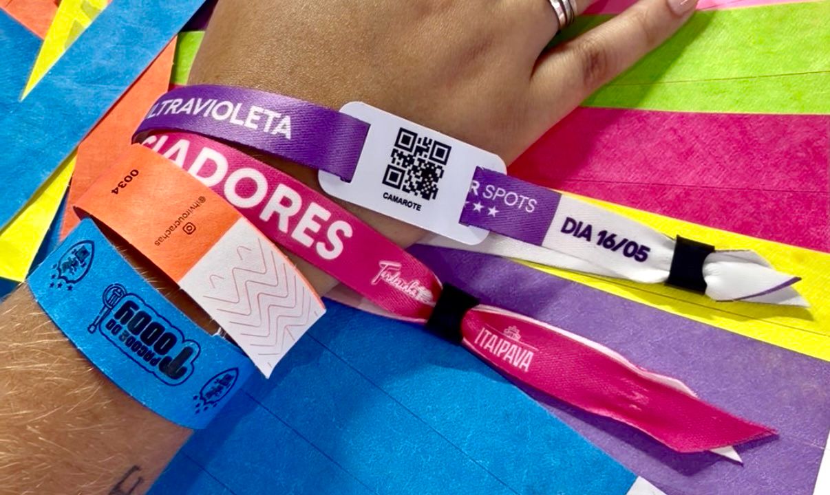 Pulseiras para eventos